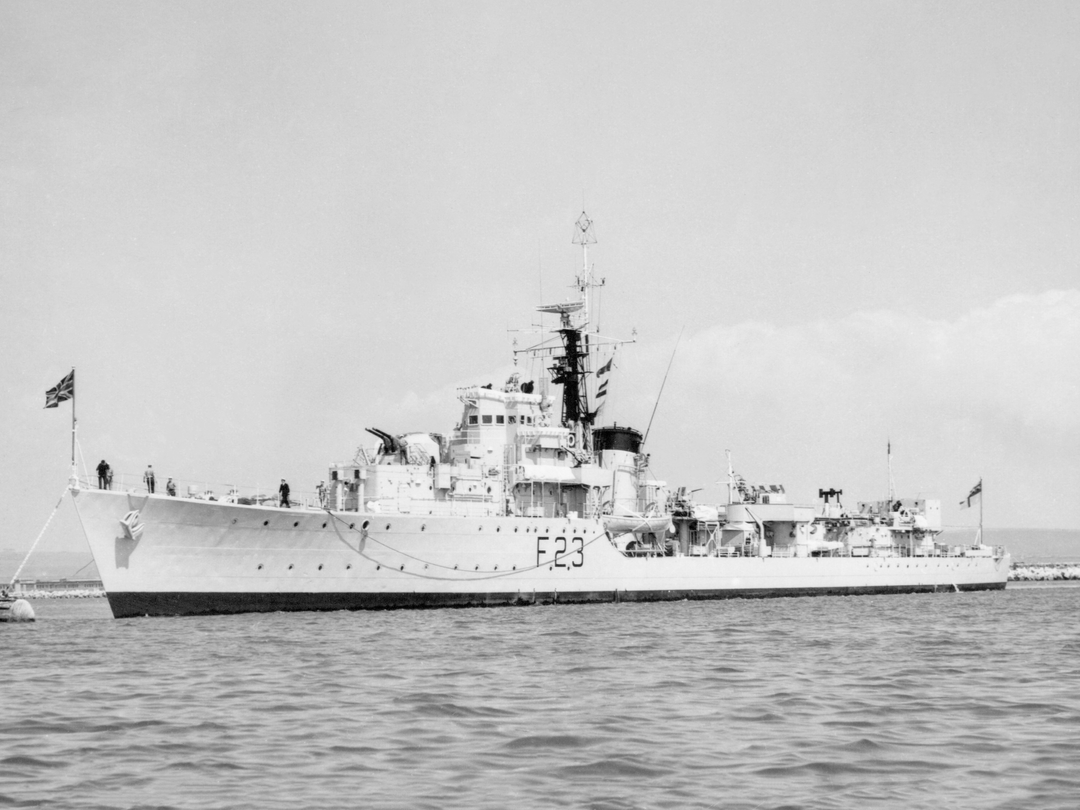 HMS Teazer F23 Type 16 Frigate c1957 Photo Print - Posters, Prints, & Visual Artwork - by Hampshire Prints (image 1 of 9)