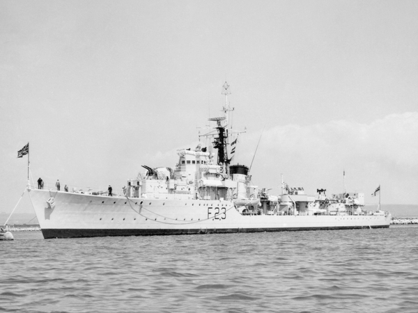 HMS Teazer F23 Type 16 Frigate c1957