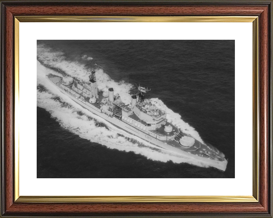 HMS Tiger C20 Tiger Class Light Cruiser From Above Photo Print - Posters, Prints, & Visual Artwork - by Hampshire Prints (image 8 of 9)