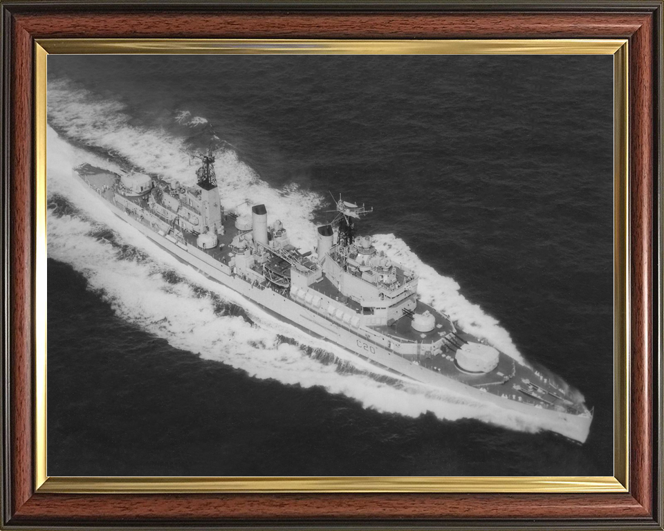 HMS Tiger C20 Tiger Class Light Cruiser From Above Photo Print - Posters, Prints, & Visual Artwork - by Hampshire Prints (image 9 of 9)