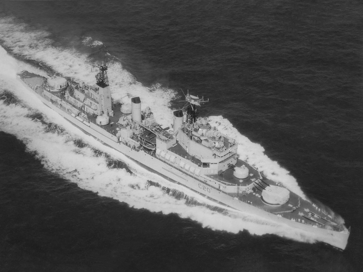HMS Tiger C20 Tiger Class Light Cruiser From Above Photo Print - Posters, Prints, & Visual Artwork - by Hampshire Prints (image 1 of 9)