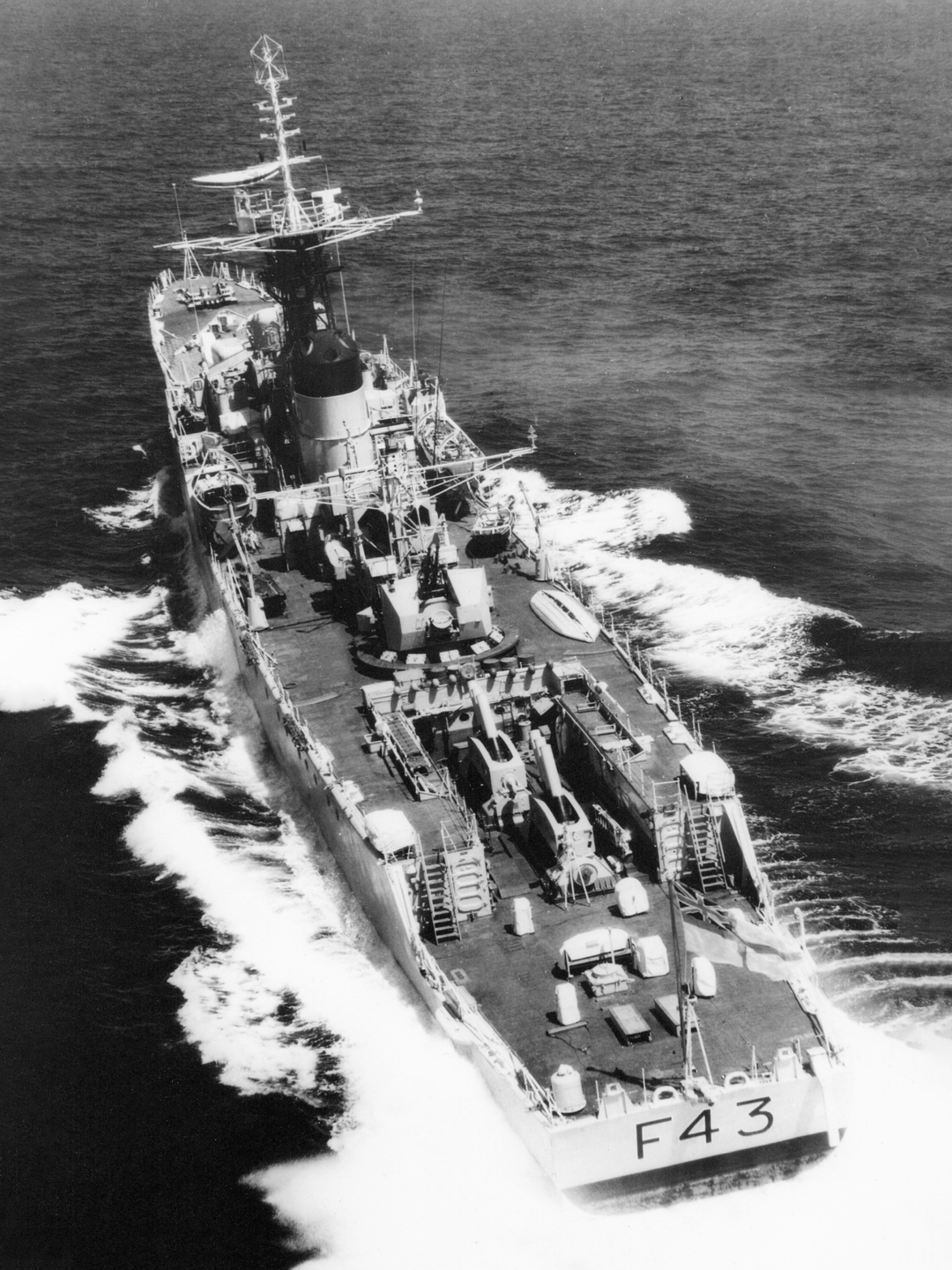HMS Torquay F43 Whitby Class Frigate 1958 Photo Print - Posters, Prints, & Visual Artwork - by Hampshire Prints (image 1 of 9)