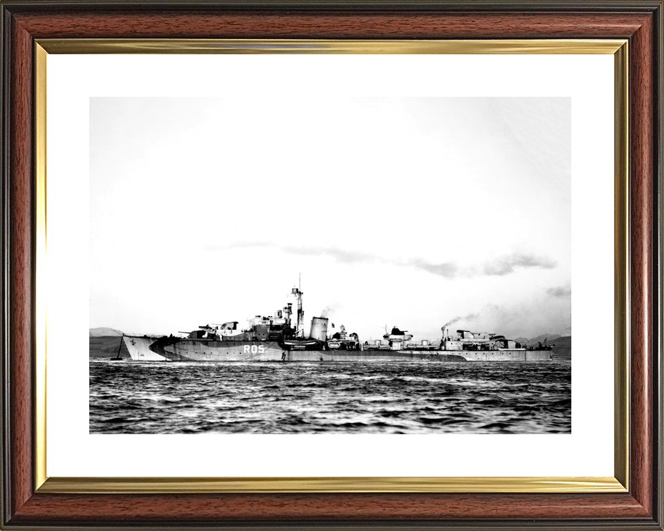 HMS Urania R05 U Class Destroyer January 1944 Photo Print - Posters, Prints, & Visual Artwork - by Hampshire Prints (image 8 of 9)
