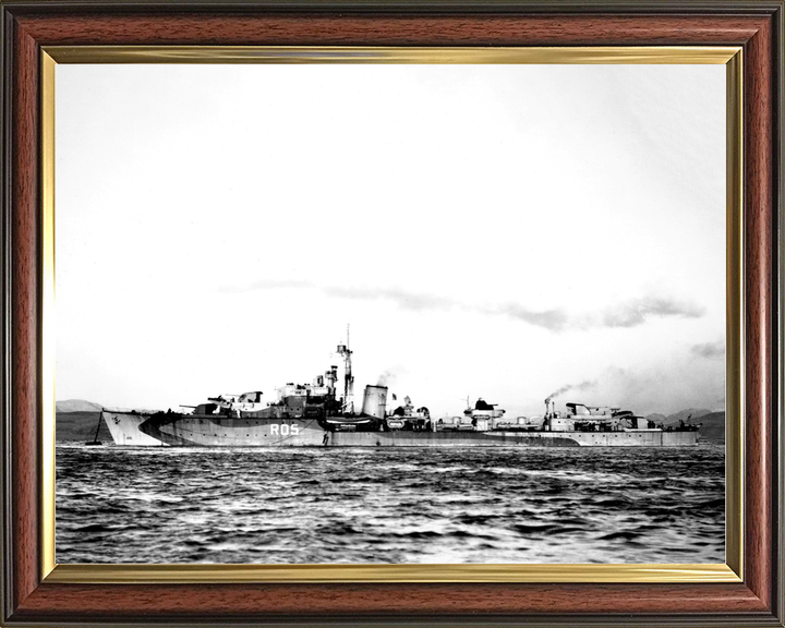 HMS Urania R05 U Class Destroyer January 1944 Photo Print - Posters, Prints, & Visual Artwork - by Hampshire Prints (image 9 of 9)