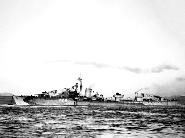 HMS Urania R05 U Class Destroyer January 1944