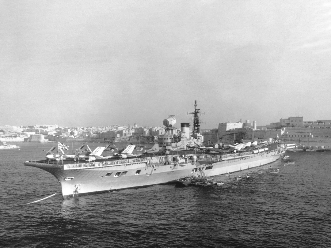 HMS Victorious R38 Illustrious Class Aircraft Carrier 1967 Photo Print - Posters, Prints, & Visual Artwork - by Hampshire Prints (image 1 of 9)