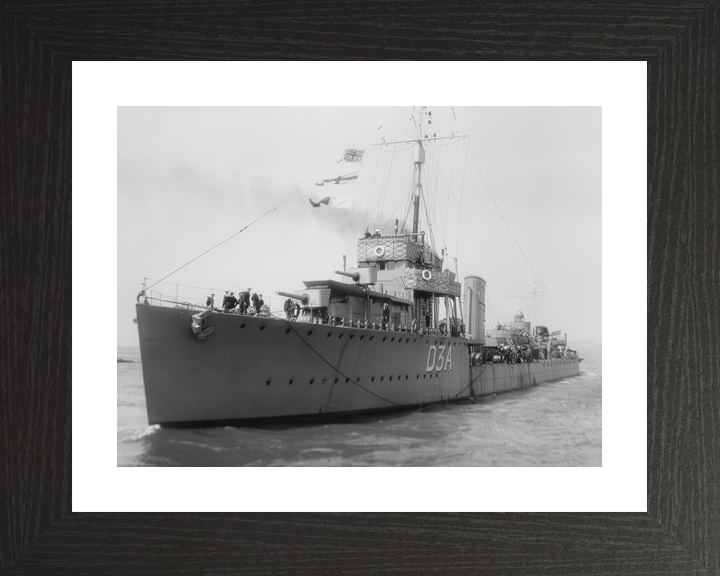 HMS Wallace D3A Thornycroft Type Flotilla Leader 1919