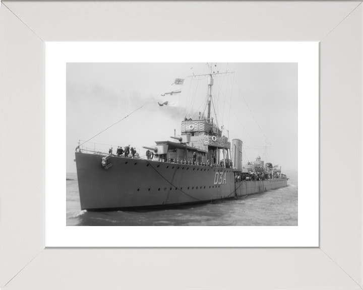 HMS Wallace D3A Thornycroft Type Flotilla Leader 1919