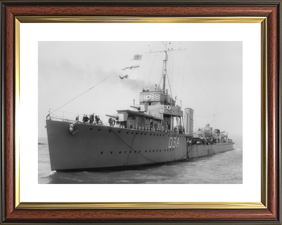 HMS Wallace D3A Thornycroft Type Flotilla Leader 1919