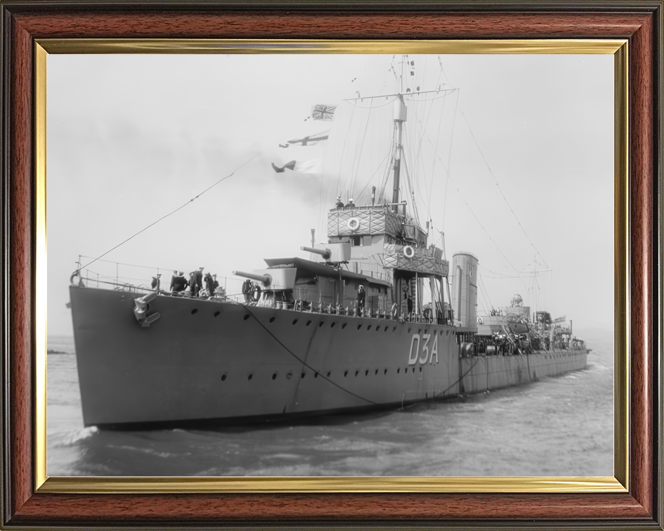 HMS Wallace D3A Thornycroft Type Flotilla Leader 1919