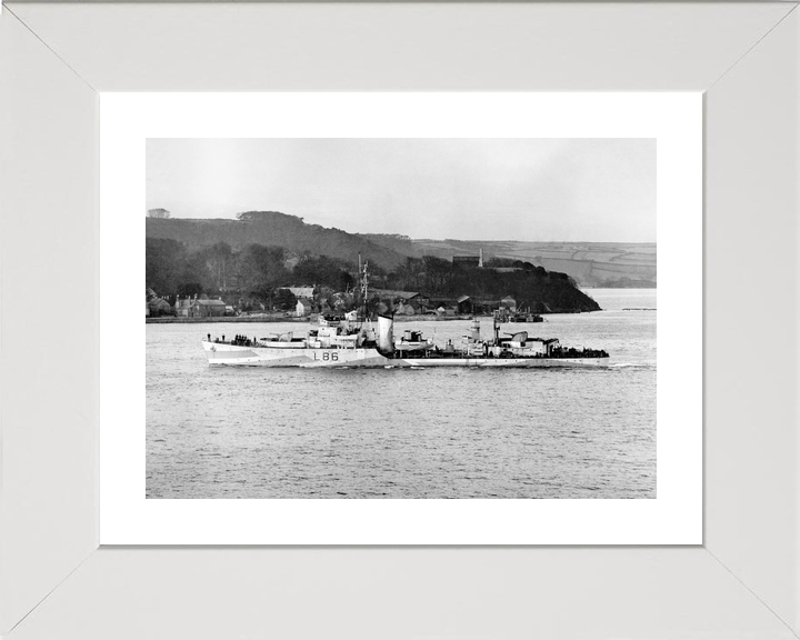 HMS Wensleydale L86 Hunt Class Destroyer March 1944 Photo Print - Posters, Prints, & Visual Artwork - by Hampshire Prints (image 4 of 9)