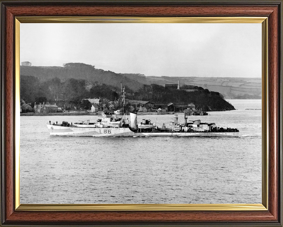 HMS Wensleydale L86 Hunt Class Destroyer March 1944 Photo Print - Posters, Prints, & Visual Artwork - by Hampshire Prints (image 9 of 9)