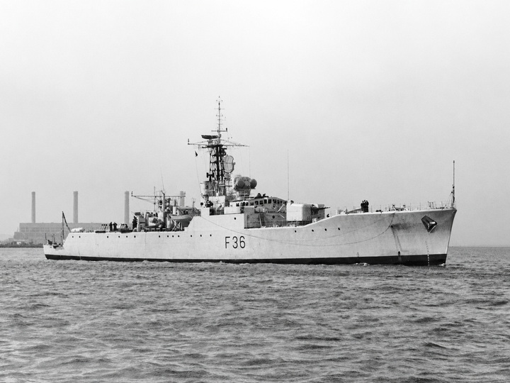 HMS Whitby F36 Whitby Class Frigate Starboard Side View Photo Print - Posters, Prints, & Visual Artwork - by Hampshire Prints (image 1 of 9)
