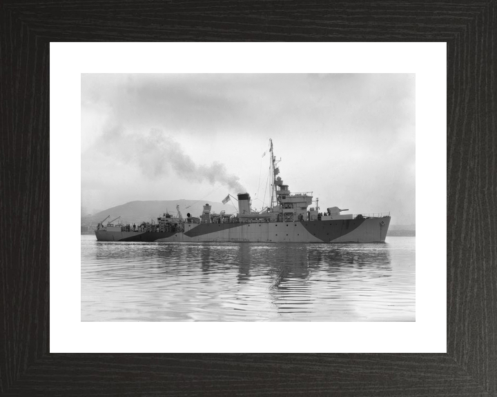 HMS Rinaldo J225 Algerine Class Minesweeper Starboard View Photo Print - Posters, Prints, & Visual Artwork - by Hampshire Prints (image 2 of 9)