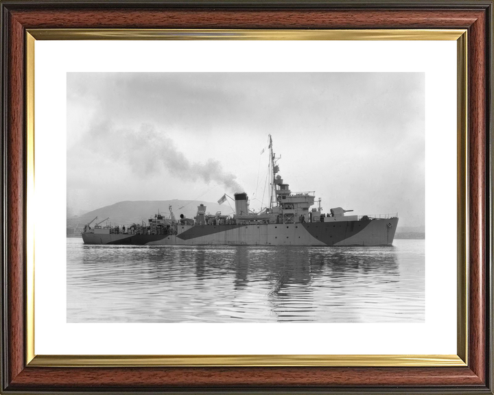 HMS Rinaldo J225 Algerine Class Minesweeper Starboard View Photo Print - Posters, Prints, & Visual Artwork - by Hampshire Prints (image 8 of 9)