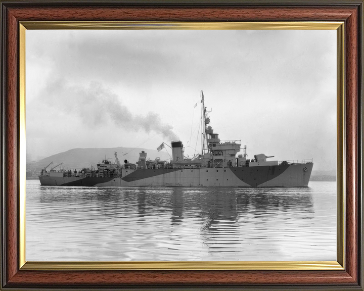 HMS Rinaldo J225 Algerine Class Minesweeper Starboard View Photo Print - Posters, Prints, & Visual Artwork - by Hampshire Prints (image 9 of 9)