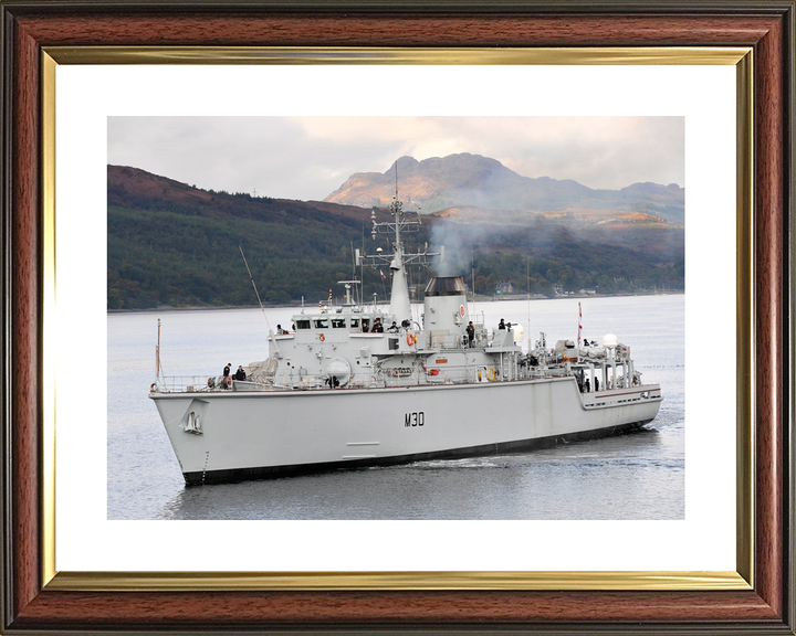 HMS Ledbury M30 Hunt Class Minesweeper 2010 Photo Print - Posters, Prints, & Visual Artwork - by Hampshire Prints (image 8 of 9)