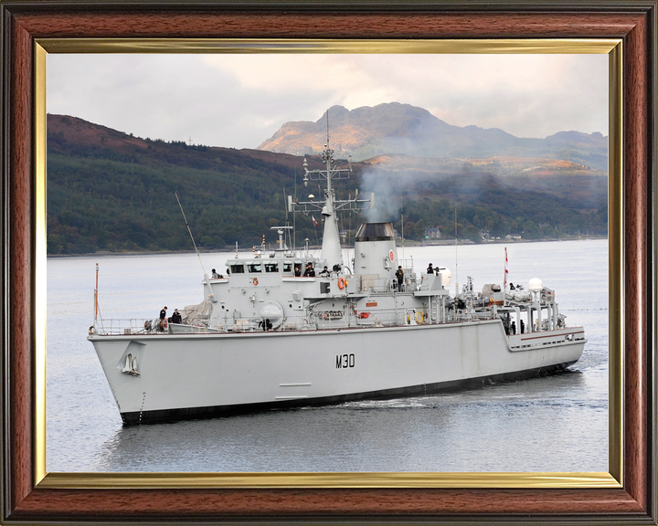 HMS Ledbury M30 Hunt Class Minesweeper 2010 Photo Print - Posters, Prints, & Visual Artwork - by Hampshire Prints (image 9 of 9)
