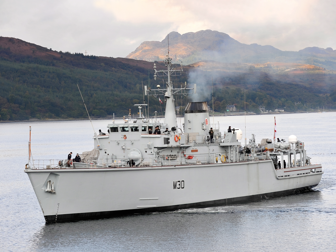 HMS Ledbury M30 Hunt Class Minesweeper 2010 Photo Print - Posters, Prints, & Visual Artwork - by Hampshire Prints (image 1 of 9)