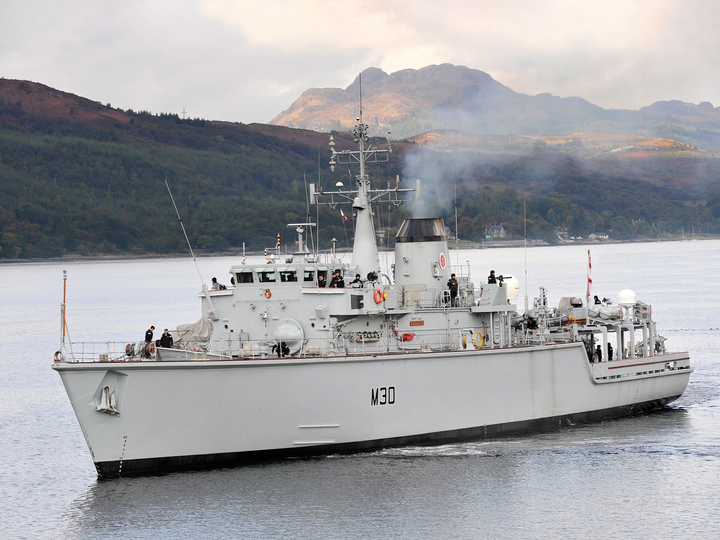 HMS Ledbury M30 Hunt Class Minesweeper 2010 Photo Print - Posters, Prints, & Visual Artwork - by Hampshire Prints (image 1 of 9)
