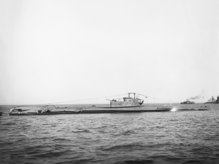 HMS Tradewind P329 T Class Submarine 1943