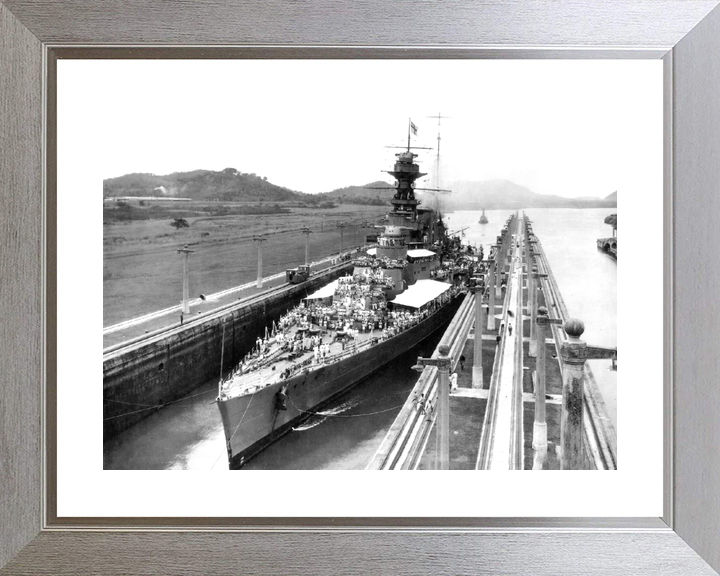 HMS Hood (51) Royal Navy Admiral Class Battlecruiser Bow View Photo Print Wall Art Decor - Posters, Prints, & Visual Artwork - by Hampshire Prints (image 6 of 9)