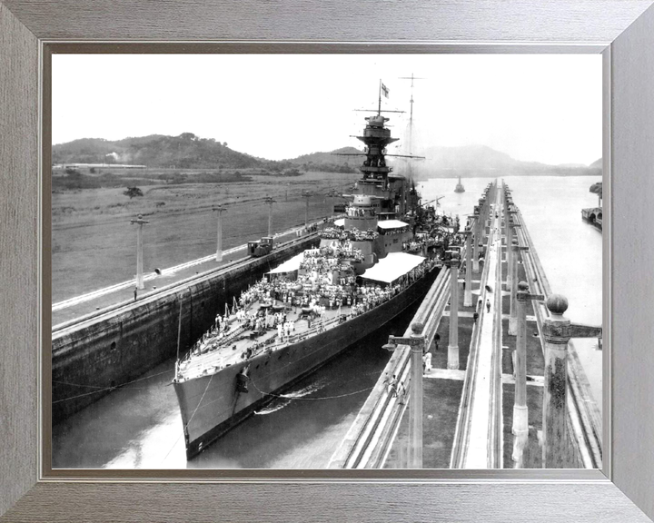HMS Hood (51) Royal Navy Admiral Class Battlecruiser Bow View Photo Print Wall Art Decor - Posters, Prints, & Visual Artwork - by Hampshire Prints (image 7 of 9)