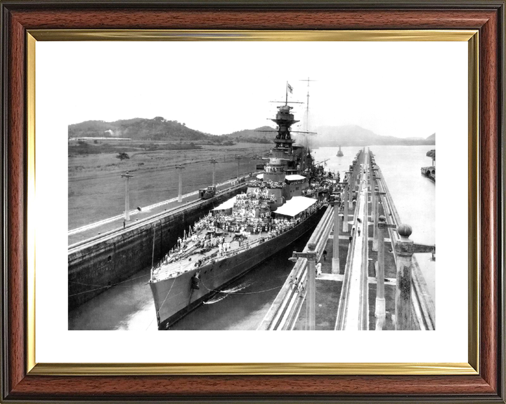 HMS Hood (51) Royal Navy Admiral Class Battlecruiser Bow View Photo Print Wall Art Decor - Posters, Prints, & Visual Artwork - by Hampshire Prints (image 8 of 9)
