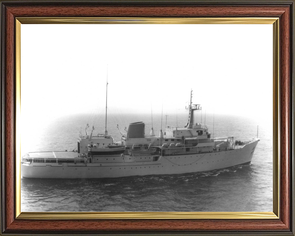 HMS Hydra (A144) Royal Navy Hecla Class Survey Vessel Starboard View Photo Print Wall Art Decor - Posters, Prints, & Visual Artwork - by Hampshire Prints (image 9 of 9)