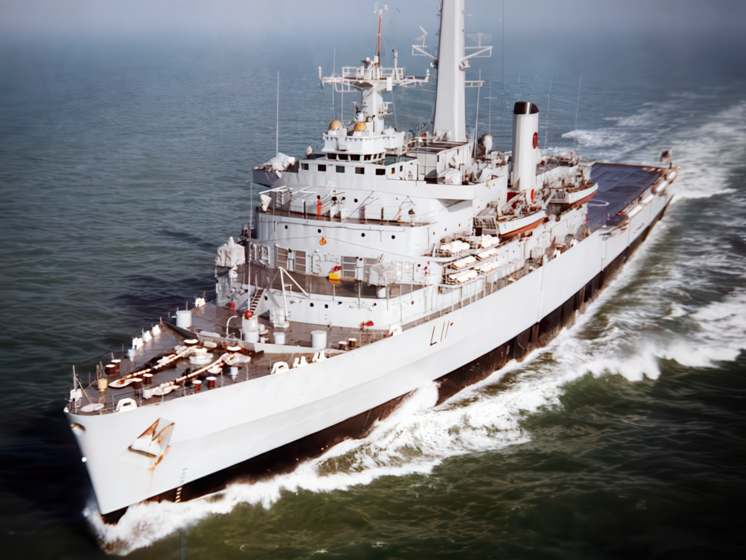 HMS Intrepid L11 Fearless Class Amphibious Ship Port Bow View Photo Print - Posters, Prints, & Visual Artwork - by Hampshire Prints (image 1 of 9)