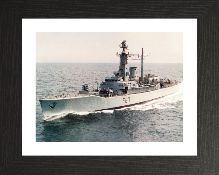 HMS Jupiter F60 Leander Class Frigate At Sea Photo Print - Posters, Prints, & Visual Artwork - by Hampshire Prints (image 2 of 9)