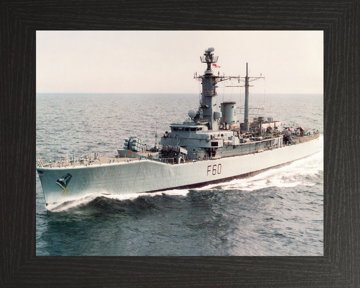 HMS Jupiter F60 Leander Class Frigate At Sea Photo Print - Posters, Prints, & Visual Artwork - by Hampshire Prints (image 3 of 9)