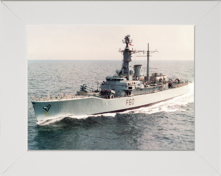 HMS Jupiter F60 Leander Class Frigate At Sea Photo Print - Posters, Prints, & Visual Artwork - by Hampshire Prints (image 5 of 9)