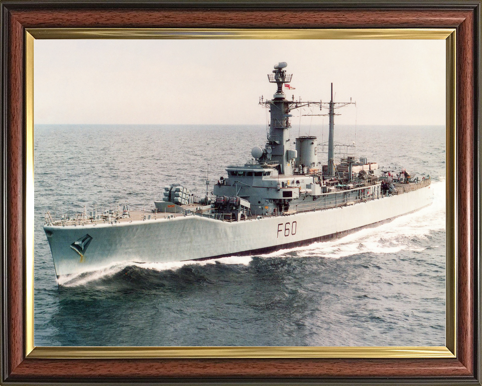HMS Jupiter F60 Leander Class Frigate At Sea Photo Print - Posters, Prints, & Visual Artwork - by Hampshire Prints (image 9 of 9)