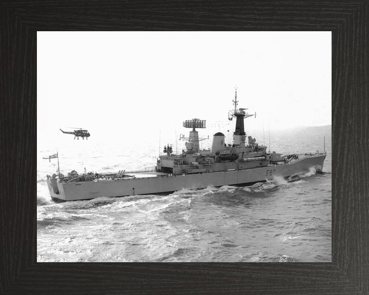 HMS Jupiter F60 Leander Class Frigate Underway Black and White Photo Print - Posters, Prints, & Visual Artwork - by Hampshire Prints (image 3 of 9)