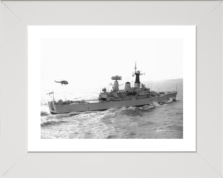 HMS Jupiter F60 Leander Class Frigate Underway Black and White Photo Print - Posters, Prints, & Visual Artwork - by Hampshire Prints (image 4 of 9)