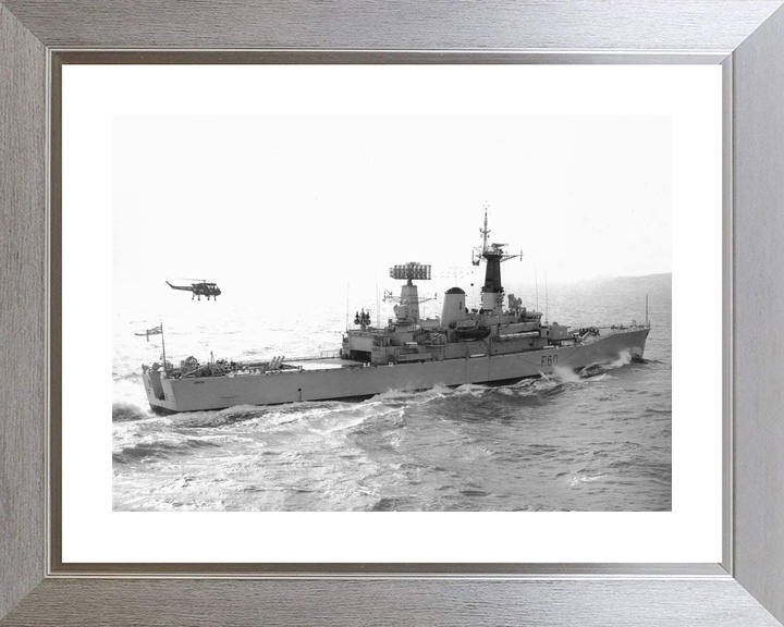 HMS Jupiter F60 Leander Class Frigate Underway Black and White Photo Print - Posters, Prints, & Visual Artwork - by Hampshire Prints (image 6 of 9)