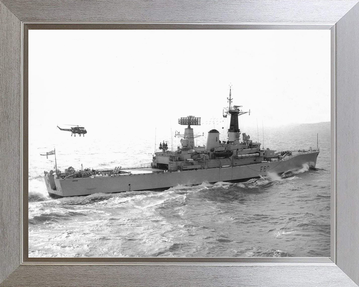 HMS Jupiter F60 Leander Class Frigate Underway Black and White Photo Print - Posters, Prints, & Visual Artwork - by Hampshire Prints (image 7 of 9)