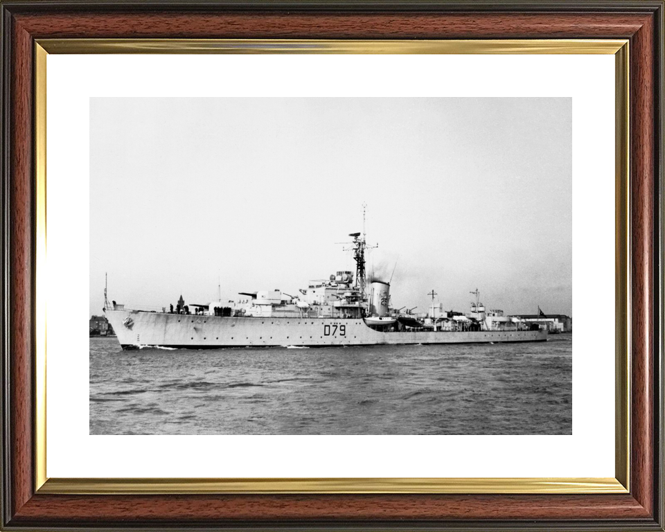 HMS Cadiz D79 Battle Class Destroyer 1956 Photo Print - Posters, Prints, & Visual Artwork - by Hampshire Prints (image 8 of 9)