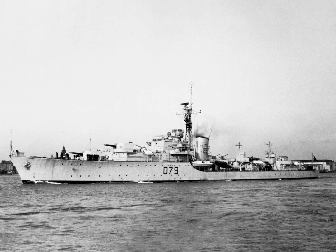 HMS Cadiz D79 Battle Class Destroyer 1956 Photo Print - Posters, Prints, & Visual Artwork - by Hampshire Prints (image 1 of 9)