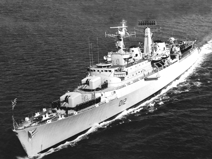 HMS Kent D12 County Class Destroyer 1 January 1963 Photo Print - Posters, Prints, & Visual Artwork - by Hampshire Prints (image 1 of 9)