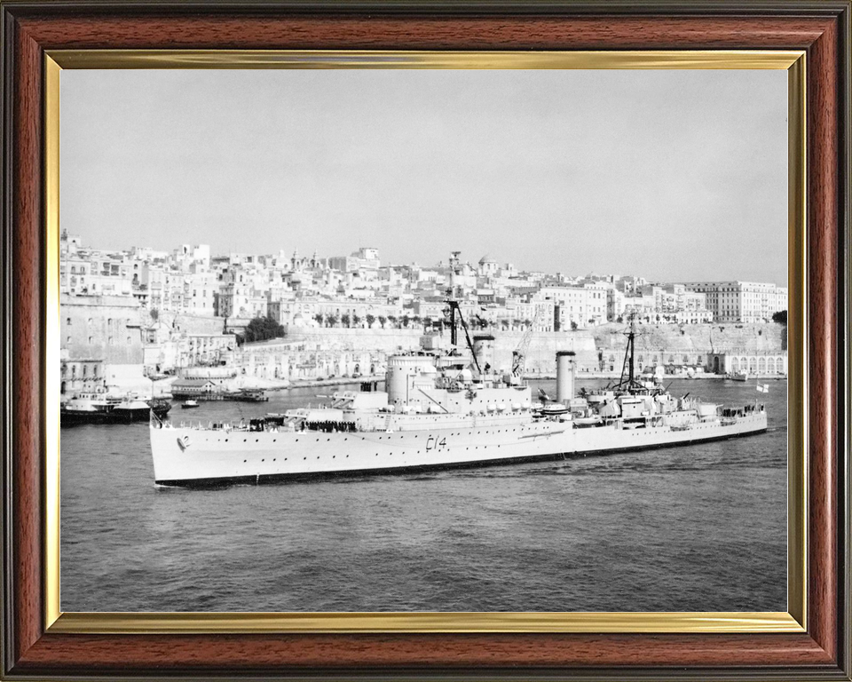 HMS Kenya C14 Fiji Class Light Cruiser 7 February 1958 Photo Print - Posters, Prints, & Visual Artwork - by Hampshire Prints (image 9 of 9)