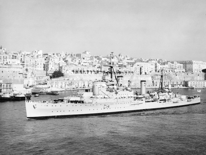 HMS Kenya C14 Fiji Class Light Cruiser 7 February 1958 Photo Print - Posters, Prints, & Visual Artwork - by Hampshire Prints (image 1 of 9)