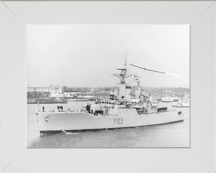 HMS Lowestoft F103 Rothesay Class Frigate 1973 Photo Print - Posters, Prints, & Visual Artwork - by Hampshire Prints (image 5 of 9)