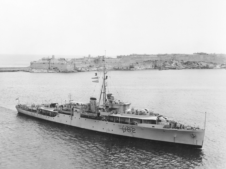 HMS Magpie U82 Black Swan Class Sloop Valletta Malta Photo Print - Posters, Prints, & Visual Artwork - by Hampshire Prints (image 1 of 9)