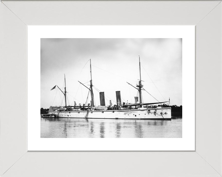 HMS Mercury 1878 Iris Class Cruiser 1914 Photo Print - Posters, Prints, & Visual Artwork - by Hampshire Prints (image 4 of 9)