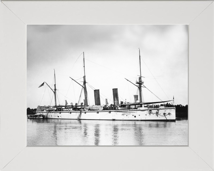 HMS Mercury 1878 Iris Class Cruiser 1914 Photo Print - Posters, Prints, & Visual Artwork - by Hampshire Prints (image 5 of 9)