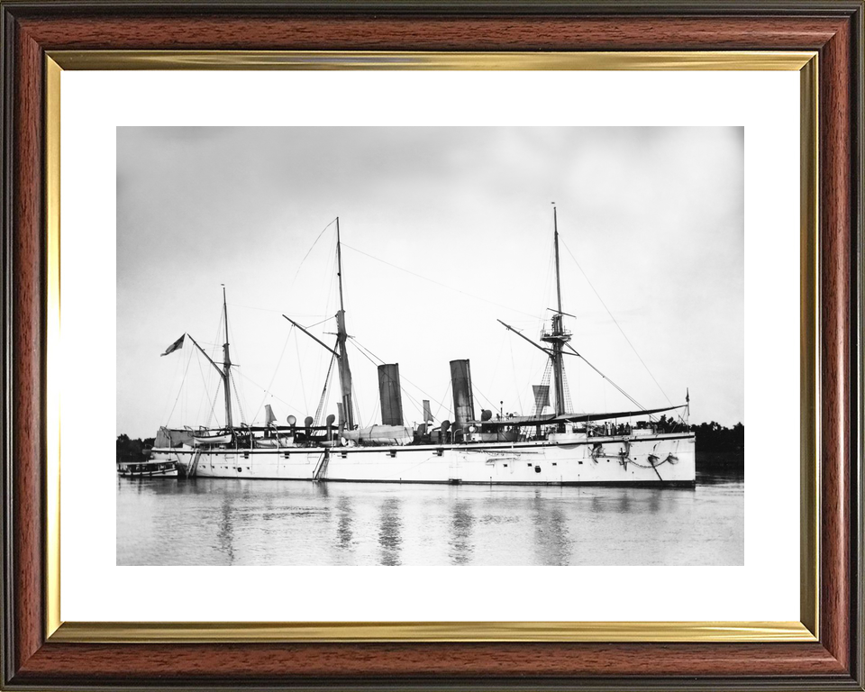 HMS Mercury 1878 Iris Class Cruiser 1914 Photo Print - Posters, Prints, & Visual Artwork - by Hampshire Prints (image 8 of 9)