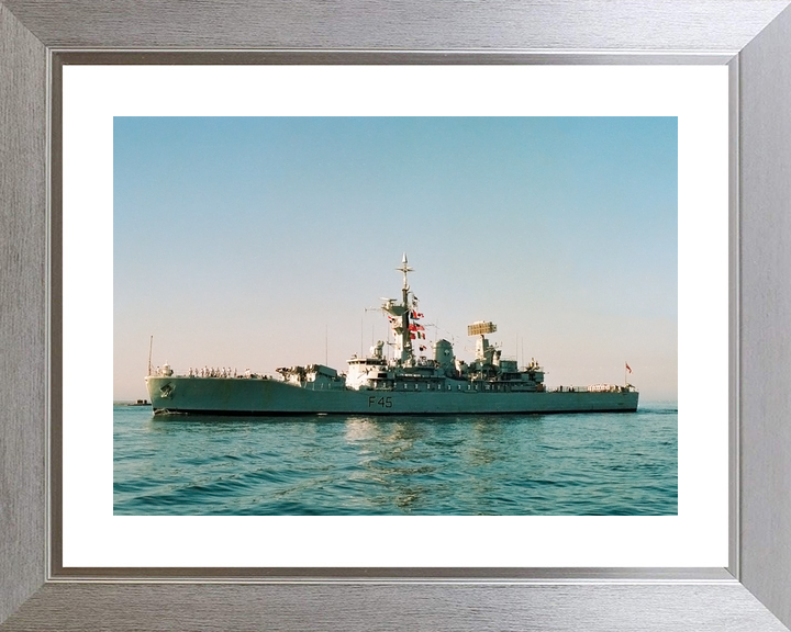 HMS Minerva F45 Leander Class Frigate July 1990 Port Beam View Photo Print - Posters, Prints, & Visual Artwork - by Hampshire Prints (image 6 of 9)