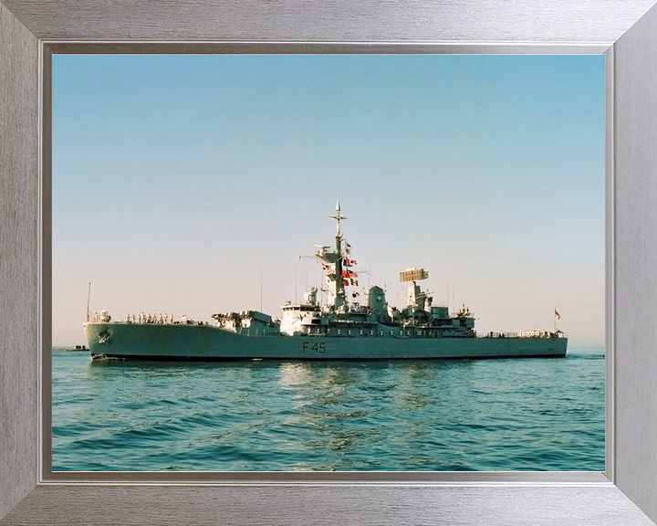 HMS Minerva F45 Leander Class Frigate July 1990 Port Beam View Photo Print - Posters, Prints, & Visual Artwork - by Hampshire Prints (image 7 of 9)